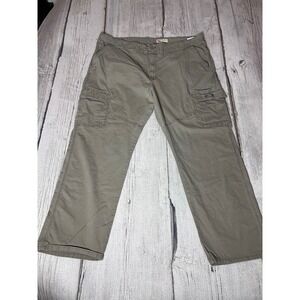 Wrangler Mens Relaxed Fit Cargo Pants‎ Khaki Size 44x30 Utility Workwear
